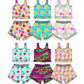 Baby Girl Sleeveless Fruits Leopard Flower Sibling Set ( Moq 5 Each Style ) 2.17