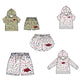 ( Moq 5 Each Style ) Baby Boys Girls Toddler Sibling Pigs Shorts Shirts Set Team Drip Sprinkles Clothes