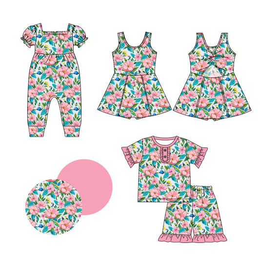 Baby Girl Flower Sibling Dress Romper Set ( Moq 5 Each Style ) 1.3