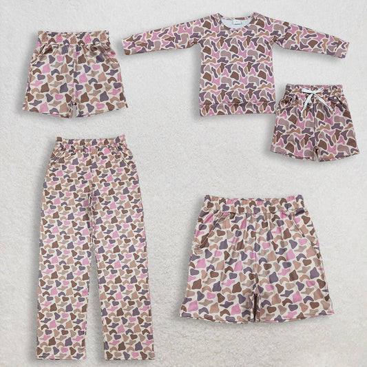 Sibling Baby Girls Adult Women Camo Shorts Pants Southern Hunting Bottoms Set RTS