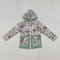 Baby Boy Long Sleeves Deer Camo Zipper Pockets Hoodie Cardigan Shirt Tops RTS