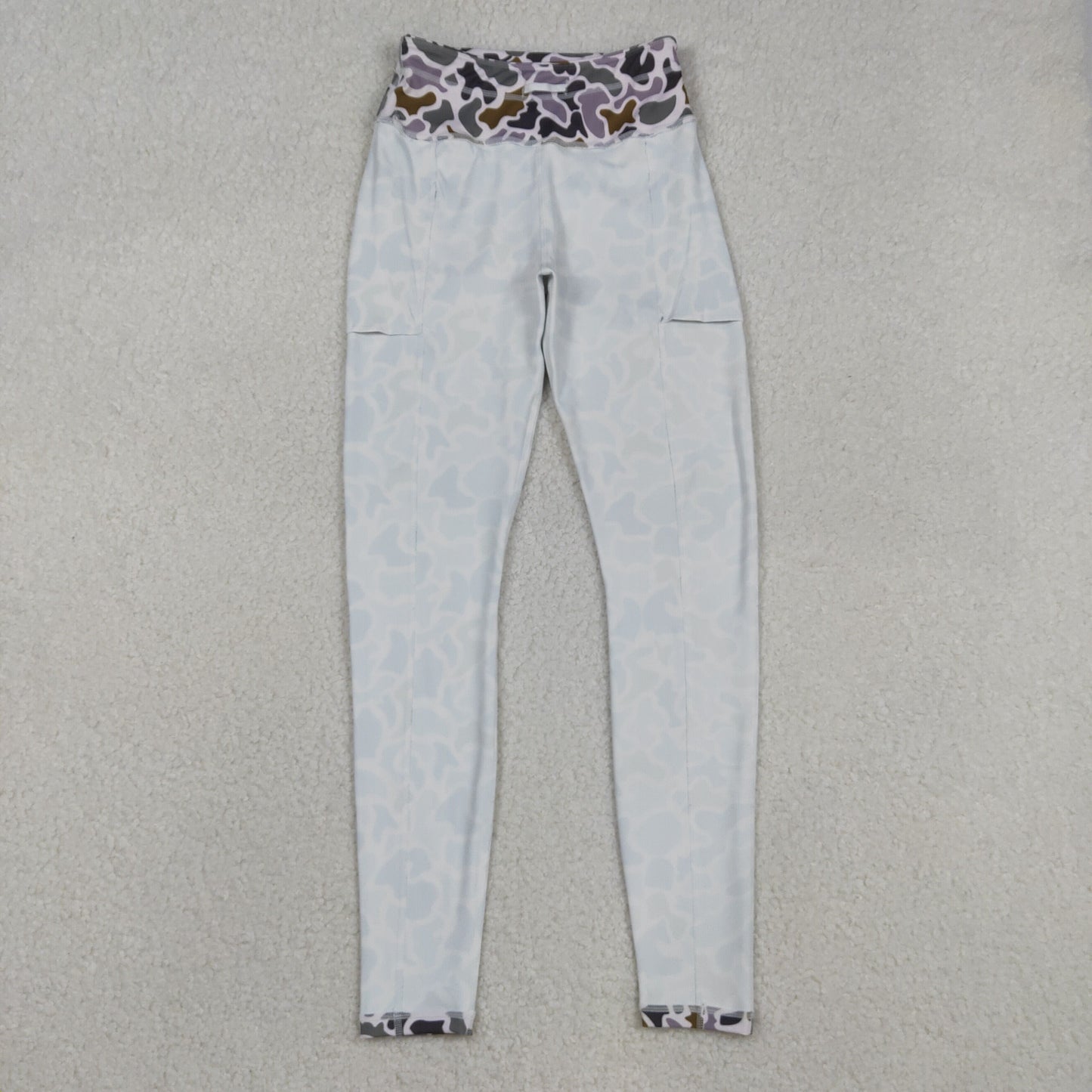 Adult Women Camo Yoga Active Legging Pockets Pants Bottoms RTS