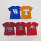 Sibling Baby Boy Kids Short Sleeves Cotton Shirts Tops Team Clothes RTS