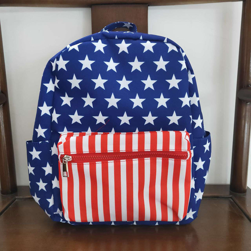 BA0053 July 4th Baby Kids Star Striped Bag Backpack