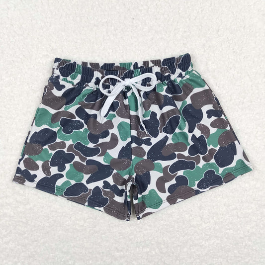 S0218 Baby Boy Camo Swim Trunks Shorts