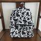 BA0057 Baby Kids Western Cow Print Bag Backpack