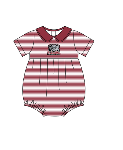 ( Moq 5 Each Style ) Baby Boys Girls Kids Elephant Stripes Team Sibling Rompers Sets