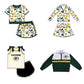 ( Moq 5 Each Style ) Sibling Baby Girls Kids Bows Team Shirt Sets Clothes
