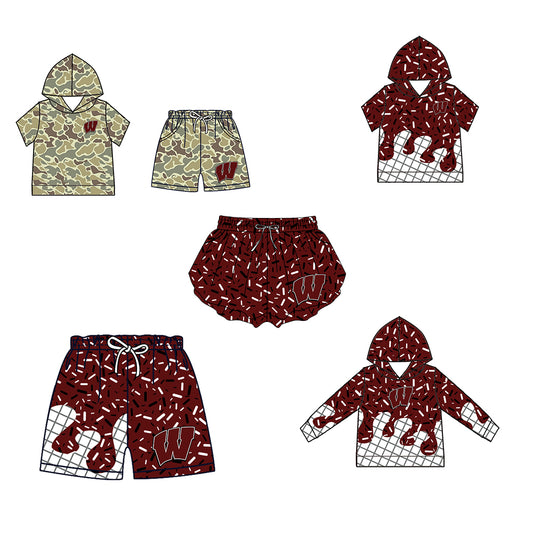 ( Moq 5 Each Style ) Baby Boys Girls Toddler Sibling Shorts Shirts Set Team Drip Sprinkles Clothes