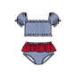 ( Moq 5 Each Style ) Baby Boys Girls Kids Team Sibling Jumpsuits Sets Swimsuits Navy Clothes