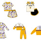 ( Moq 5 Each Style ) Sibling Baby Girls Kids Bows Team Shirt Sets Clothes