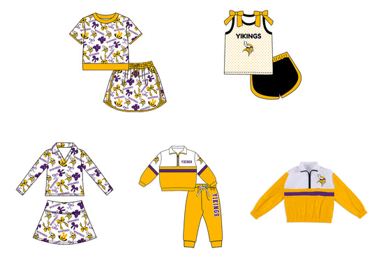 ( Moq 5 Each Style ) Sibling Baby Girls Kids Bows Team Shirt Sets Clothes