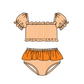 ( Moq 5 Each Style ) Baby Boys Girls Kids Team Sibling Orange Jumpsuits Sets Swimsuits