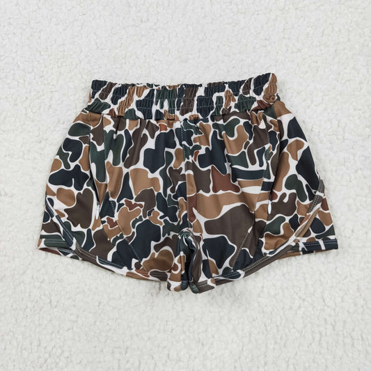 Baby Girl Camo Yoga Active wear Bottoms Shorts RTS