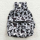 BA0057 Baby Kids Western Cow Print Bag Backpack