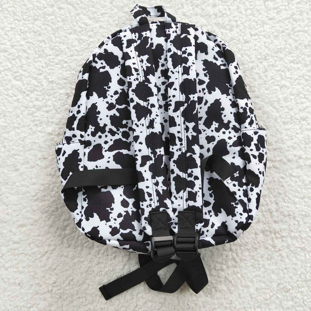 BA0057 Baby Kids Western Cow Print Bag Backpack