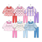 ( Moq 5 Each Style ) Sibling Baby Girls Kids Long Sleeves Bows Tunic Pants Sets Clothes