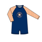 ( Moq 5 Each Style ) Baby Boys Girls Kids Team Sibling Navy Jumpsuits Sets Swimsuits