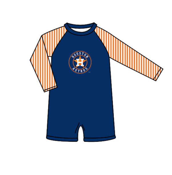 ( Moq 5 Each Style ) Baby Boys Girls Kids Team Sibling Navy Jumpsuits Sets Swimsuits