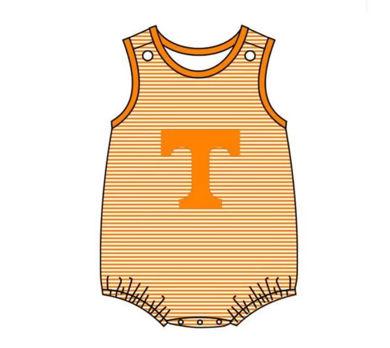 Baby Boy Sleeveless Tennessee Team Romper