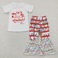 Promotion Baby Girl Short Sleeves Dr Reading Sibling Clothes Set