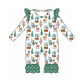 Baby Girl Christmas Deer Tree Tops Green Pants Set