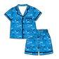 ( Moq 5 Each Style ) Baby Boys Girls Kids Football Sibling Shorts Romper Bows Dresses Set Team Blue Clothes