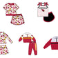 ( Moq 5 Each Style ) Sibling Baby Girls Kids Bows Team Shirt Sets Clothes