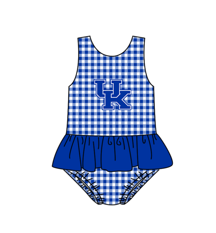 ( Moq 5 Each Style ) Baby Boys Girls Blue Stripes Sibling Team Sets Swimsuits Football Clothes