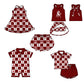 ( Moq 5 Each Style ) Baby Boys Girls Toddler Horse Bows Team Sibling Shorts Dress Sets Clothing