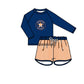 ( Moq 5 Each Style ) Baby Boys Girls Kids Team Sibling Navy Jumpsuits Sets Swimsuits