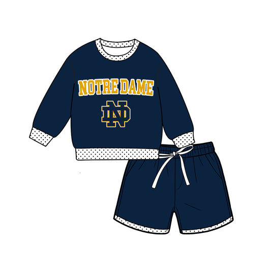( Moq 5 ) Baby Girls Kids Long Sleeves Shirt Shorts Team Set Clothes