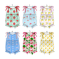 ( Moq 5 Each Style ) Sibling Baby Girls Infant Bows Sleeveless Bubble Rompers Summer Clothes