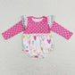 GLD0489 Baby Girl Long Sleeves Valentine's Hearts Dress