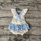 No moq Pre-order SR0656 Baby Girl Easter Eggs Romper