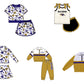 ( Moq 5 Each Style ) Sibling Baby Girls Kids Bows Team Shirt Sets Clothes