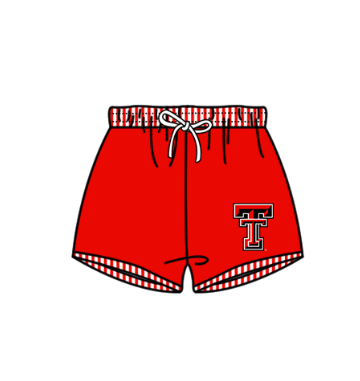 ( Moq 5 Each Style ) Baby Boys Girls Kids Team Sibling Jumpsuits Red Sets Swimsuits
