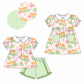 Baby Girl St. Patrick's Day Checkered Sibling Matching Romper Dress Clothes Set Moq 5 Each Design