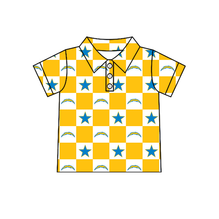 ( Moq 5 Each Style ) Baby Boys Girls Toddler Bows Team Sibling Yellow Shorts Dress Shirt Set Clothes