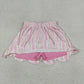 Baby Girls Kids Floral Pink Shorts Skirt Bottom RTS