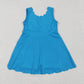 Baby Girl Sleeveless Blue Yoga Active Knee Length Dress RTS
