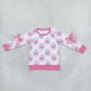 Sibling Baby Girls Kids Long Sleeves Pumpkins Bows Shirts Fall Tops Clothes RTS