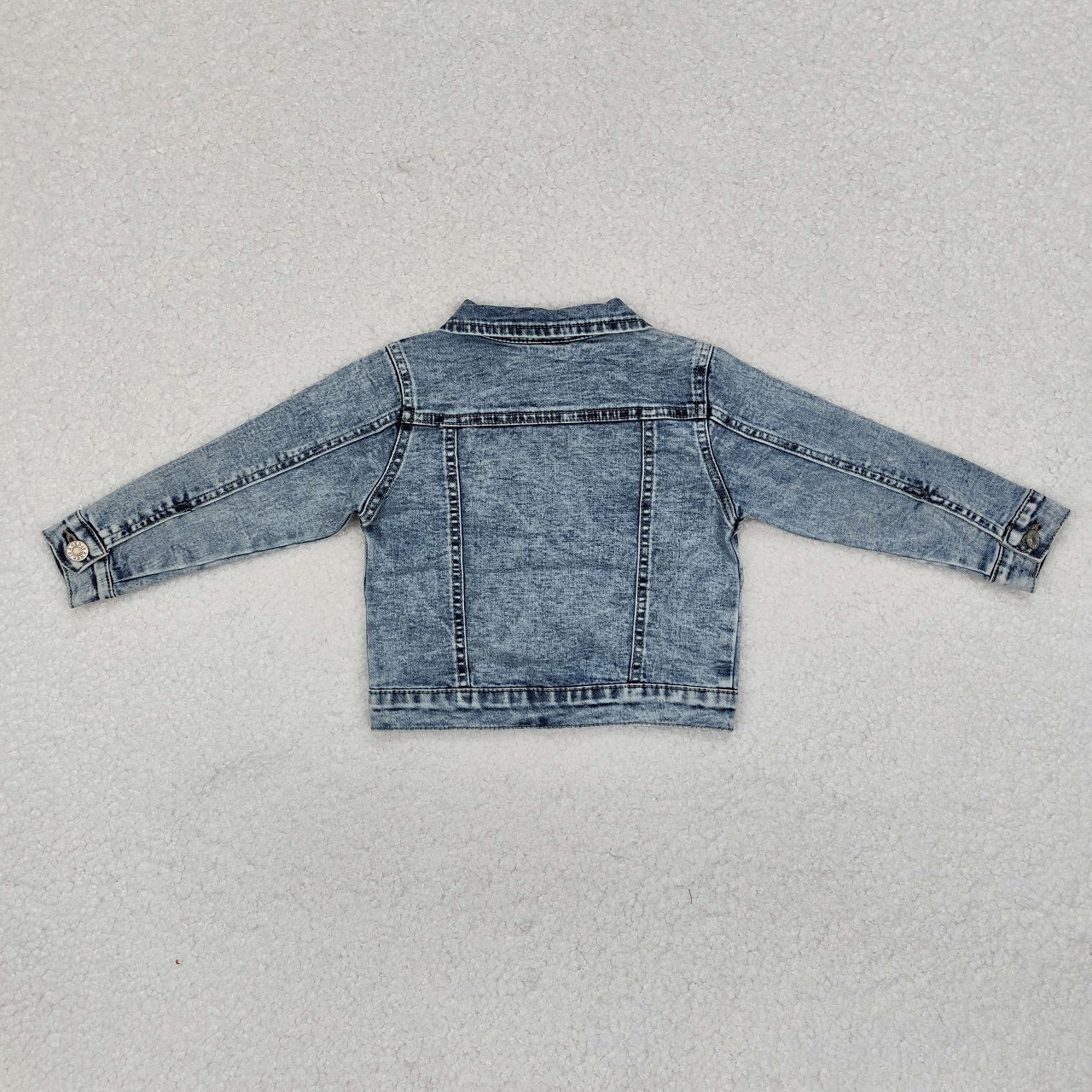 6 A5-14 Baby Girl Long Sleeve Denim Jacket Coat