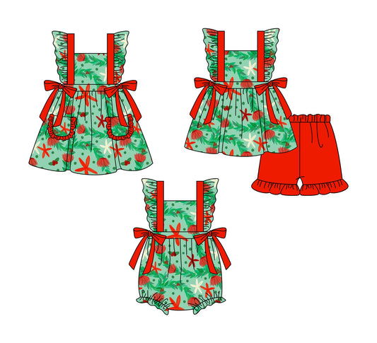 Baby Girl Flower Sibling Romper Dress Set ( Moq 5 Each Style ) 1.2