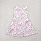 Baby Girl Toddler Sleeveless Sibling Knee Length Yoga Active Dress RTS