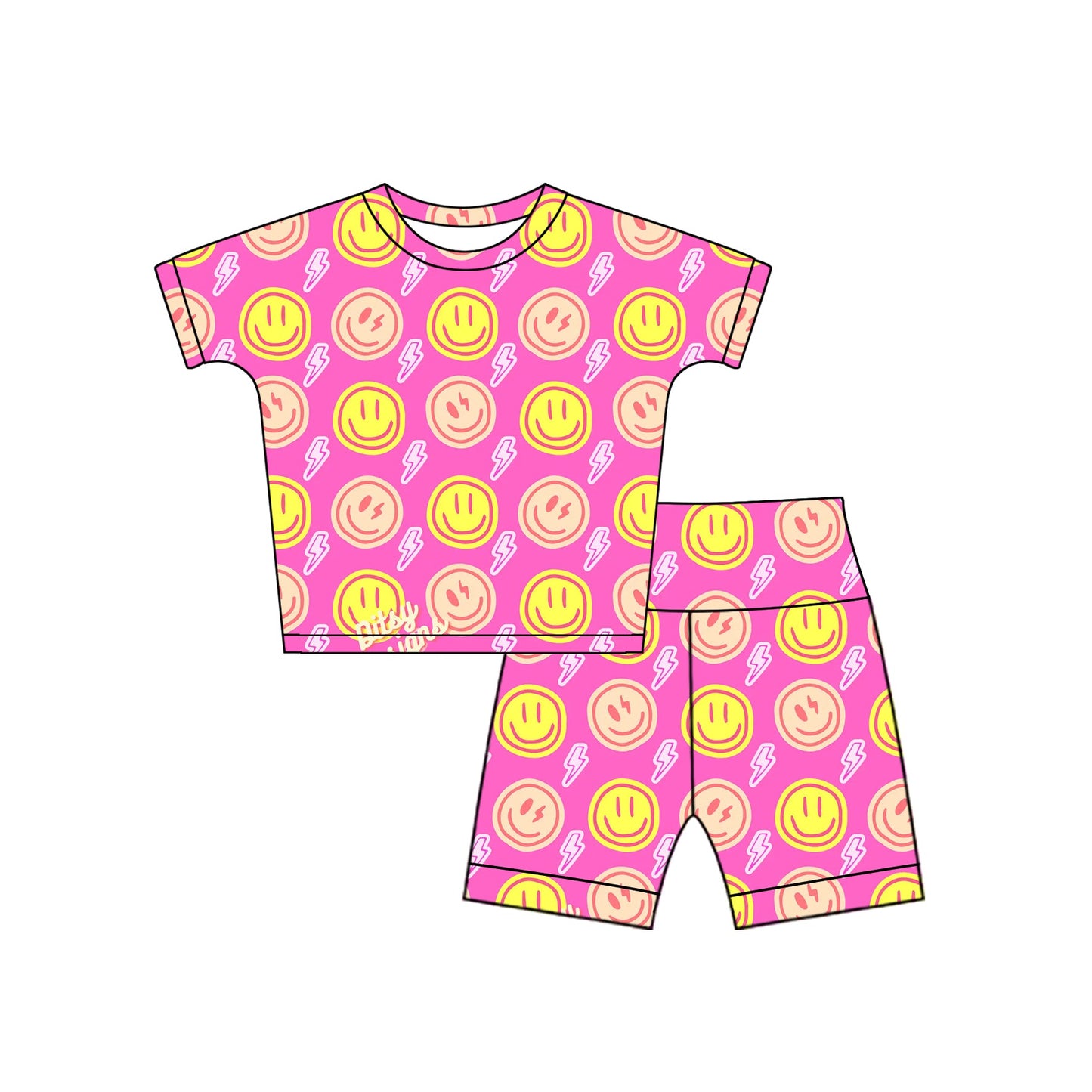 Baby Girl Smile Summer Sibling Jumpsuit Clothes Set ( Moq 5 Each Style ) 3.6
