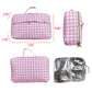 Baby Girl Back To School Pink Checkered Backpack Bag Lunch Box