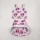 Baby Girl Sleeveless Mouse Yoga Active Wear Skort Set Sibling Cartoon Clothes RTS