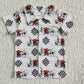 Baby Boy Western Summer Sibling Button Ups Short Sleeve Shirts Tops