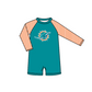 ( Moq 5 Each Style ) Baby Boys Girls Kids Team Sibling Jumpsuits Sets Swimsuits Green Clothes